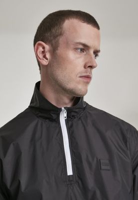 Pull over jacket with collar