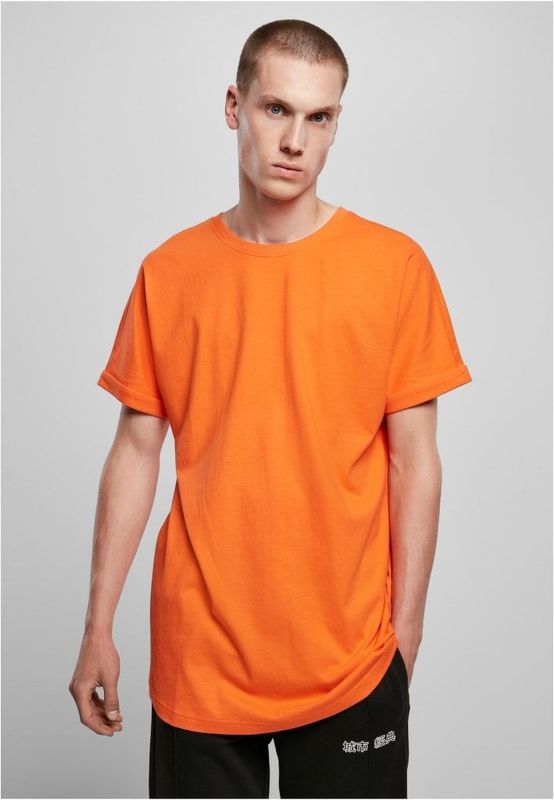 T-shirt med ekstra længde til mænd