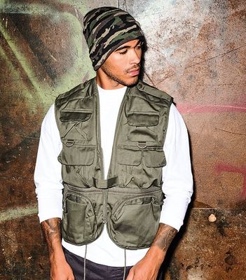 Camo Cuffed Beanie