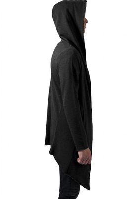 Lang cardigan med hætte mænd