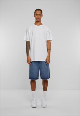 90-tals jeansshorts med oversize passform