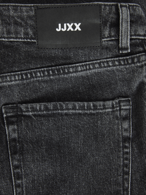 Jeans in a stretchy straight fit with a button fly for women