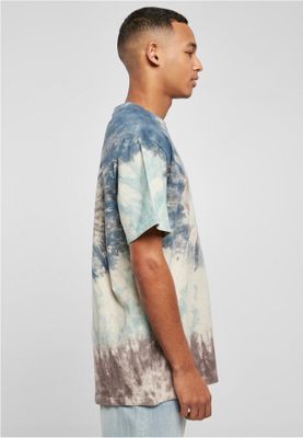 Oversize batikmönstrad T-shirt herr