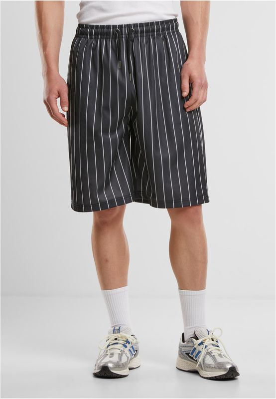 Pinstripe långa trackshorts