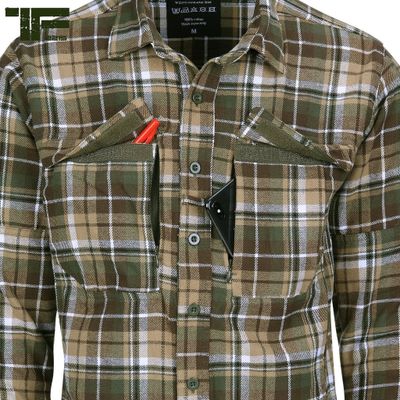 Flannel work shirt