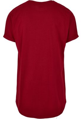 Long Shaped Turnup Tee brickred