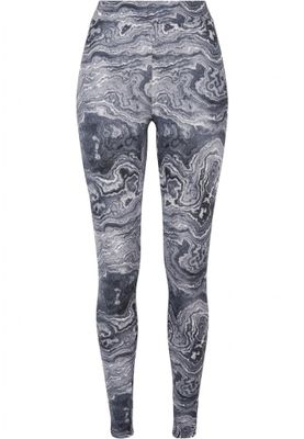 Black oil leggings