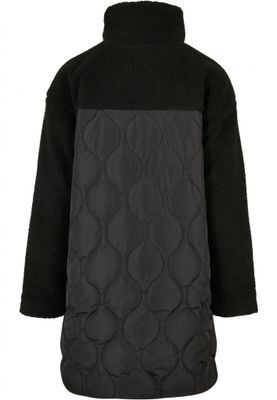 Ladies Oversized Sherpa Quilted Coat