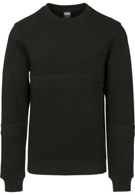 Sweatshirt with knitted fabric