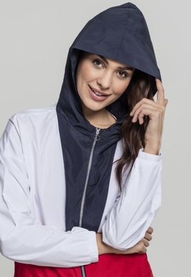 Oversize windbreaker lady