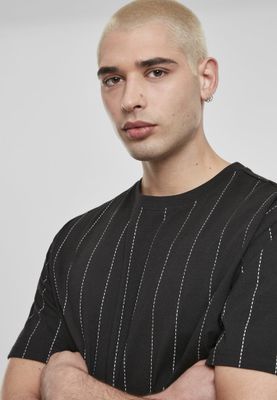 Oversize pinstripe T-shirt