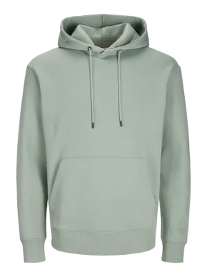 Avslappnad Hoodie med Känguruficka