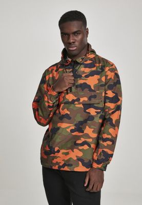Camo Pull Over Windbreaker