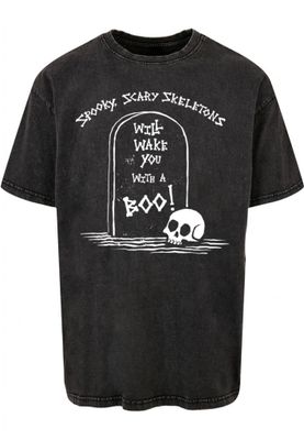 Spooky Scary Skeletons - BooTombstone vintage T-shirt herr