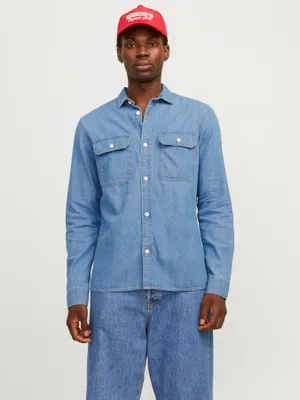 Jeansskjorta regular fit - herr