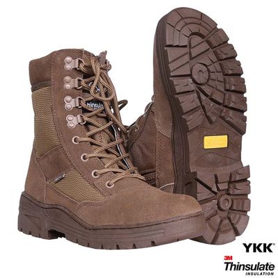 Combat boots YKK zipper