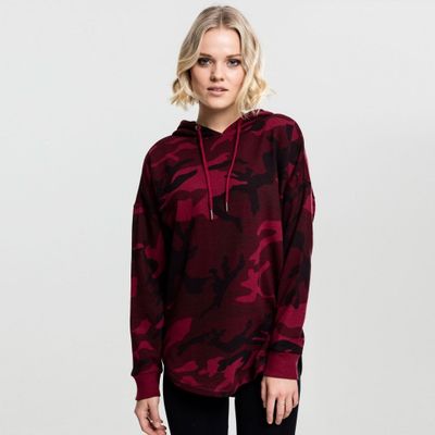Oversized camo hoodie