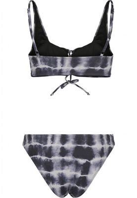 Black and white bikini