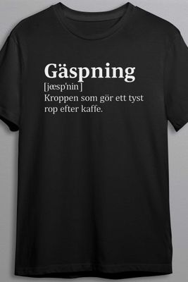 Gäspning betyder T-shirt