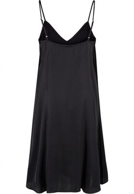 Slip dress in viscose satin