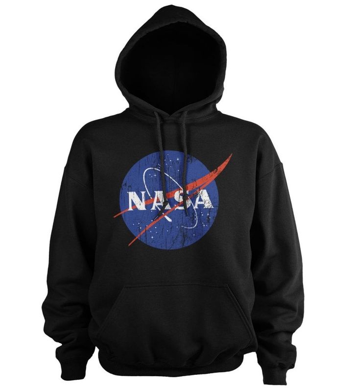 NASA vasket logo hættetrøje