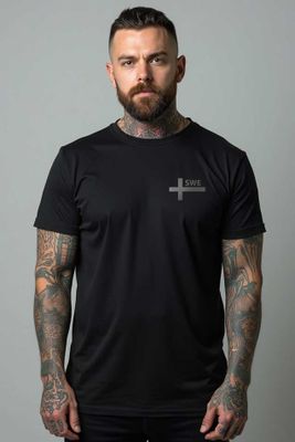 SWE gray flag T-shirt
