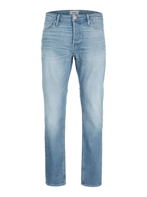 Ljusblå skinny fit jeans herr - MIKE
