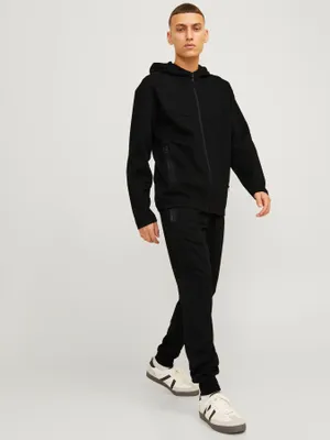 Svart slim fit joggingbyxa