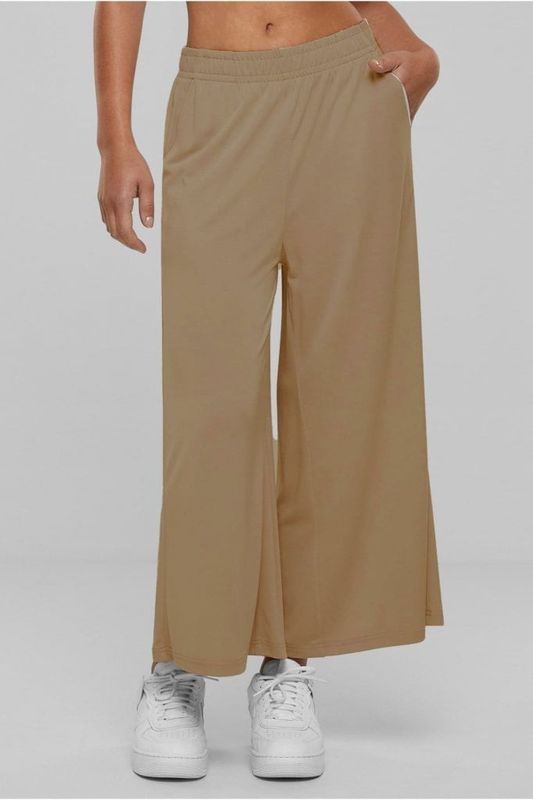 Khaki modal culottes dame