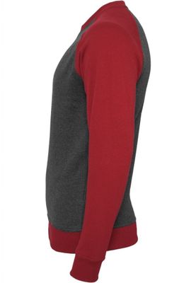 Tvåfärgad raglan sweatshirt