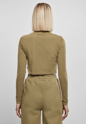 Organic Cropped Turtelneck Longsleeve