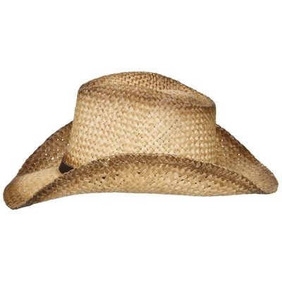 Straw hat with single strap