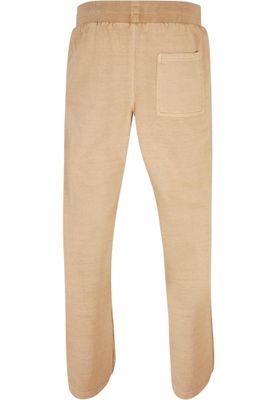 Soft trousers with wide cuffs and slits