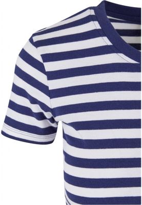 Women's short striped T-shirt