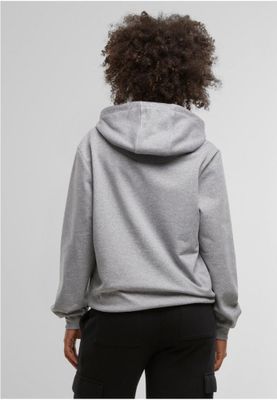 Ladies Loose Light Brushed Fleece Hoody
