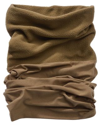 Tube scarf fleece camel