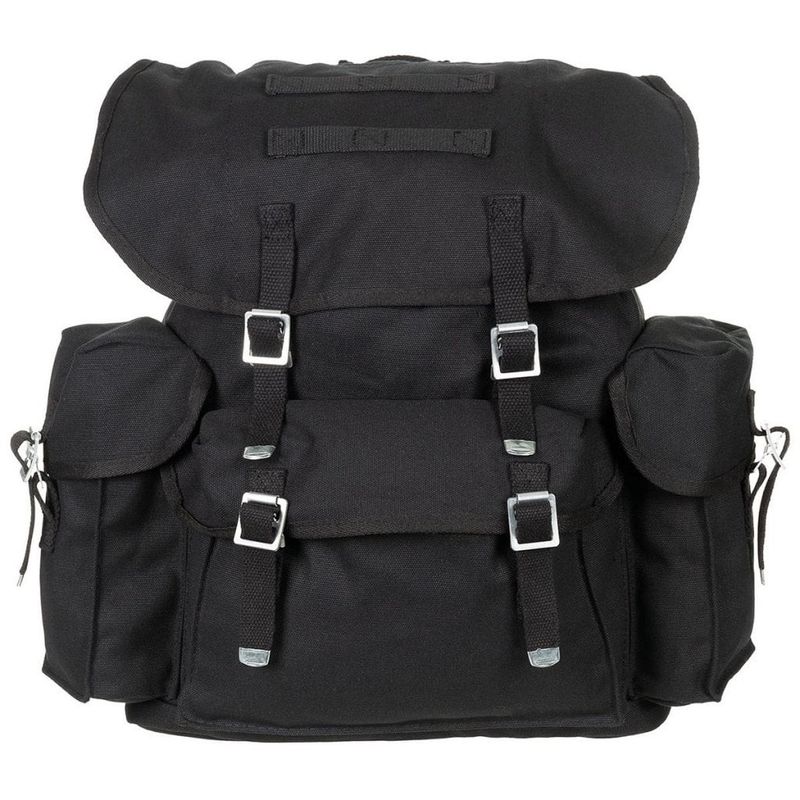 BW canvas backpack
