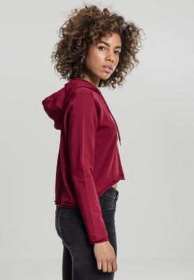 Kort hoodie dam