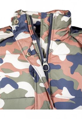 Ladies Boyfriend Camo Puffer Jacket