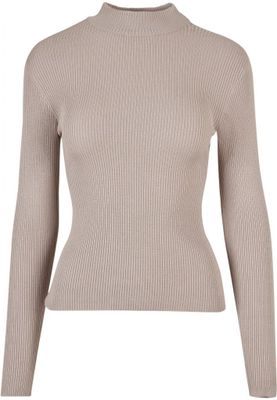 Ladies Rib Knit Turtelneck Sweater
