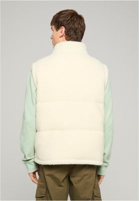 Basic Teddy Puffer västt - Whitesand