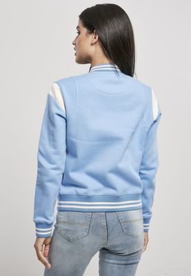 Light blue baseball jacket women