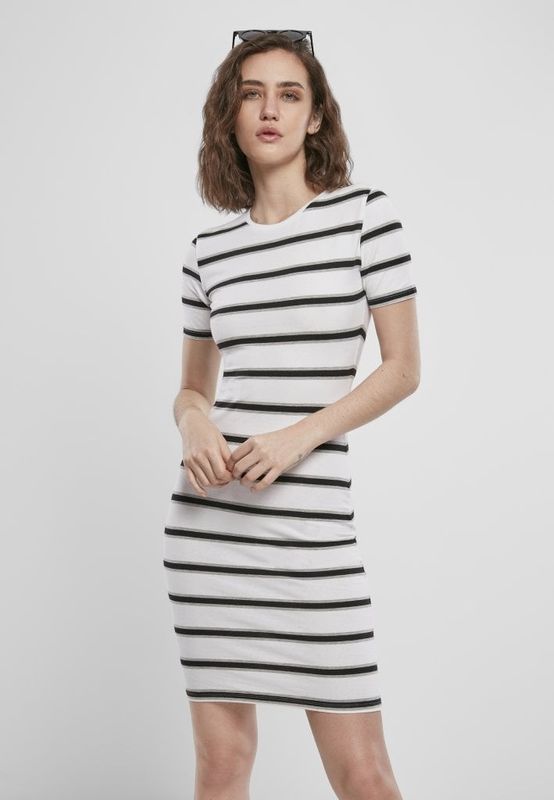 Dress with stripes
