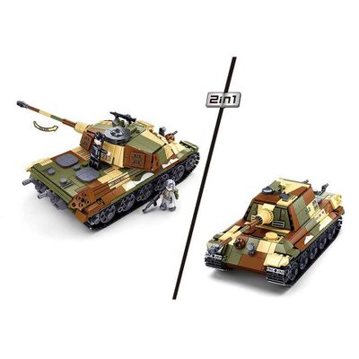 (Battle of Budapest) German tank 2in1 - Sluban - M38-B0980