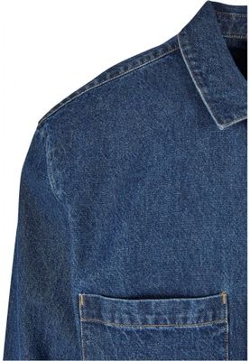 Oversized Denim Pocket Shirt
