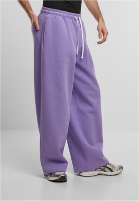 Fluffy Wide Leg Trackpants Långa byxor – electriclilac