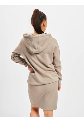 Sweatshirt dress with hood