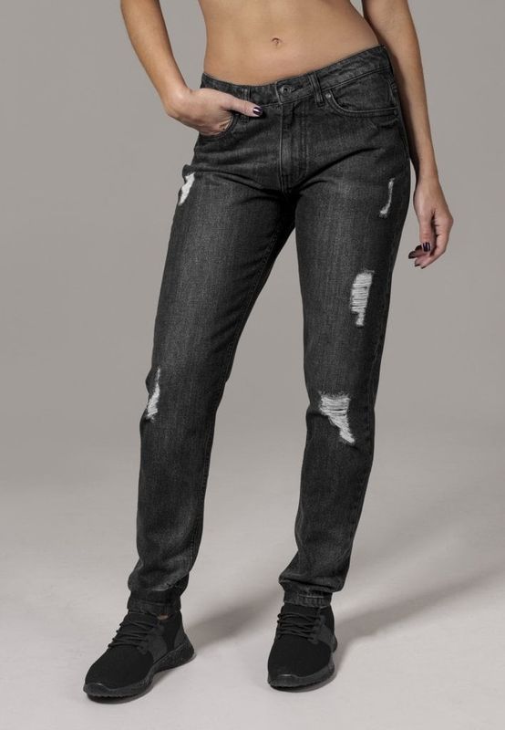 Boyfriend slitna jeans