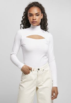 Ladies Cut-Out Turtleneck Longsleeve