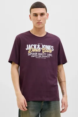 Jack & Jones Denim Goods T-shirt - lila